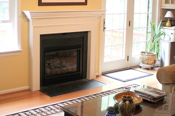 new fireplace
