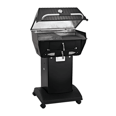 A charcoal grill.