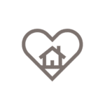 home in heart icon